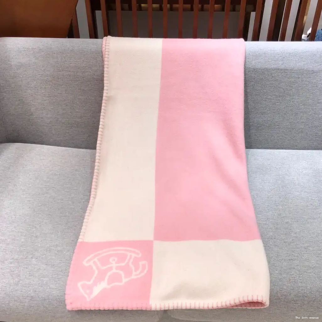 THROW HERMES BABY BLANKET WOOL ADADA AVALON 0702